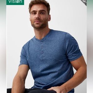 Simons le 31 Short-Sleeve Henley Shirt